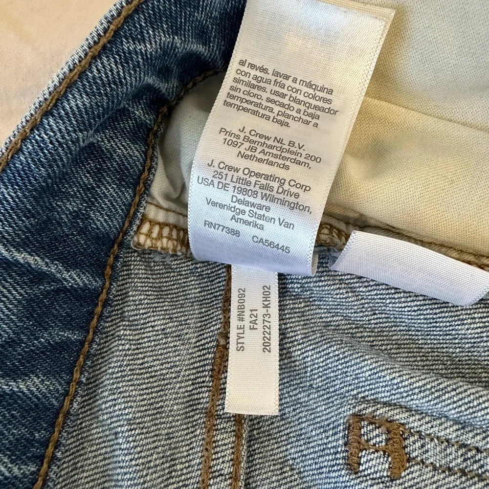 Madewell Women's Tall High Rise Slim Boy Jean Straight Leg Blue 29T - Picture 12 of 12